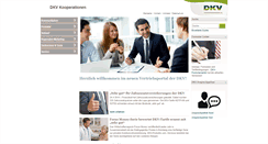 Desktop Screenshot of dkv-online.de